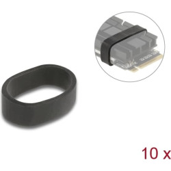 Delock Gummiring zur Befestigung für M.2 SSD und Kühlkörper schwarz 10 Stück