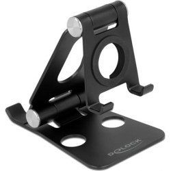 Delock Smartphone and Smartwatch Stand Holder adjustable black