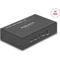 Delock HDMI UHD Splitter 1 x HDMI in > 2 x HDMI out 4K