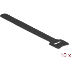 Delock Hook-and-loop fasteners L 150 mm x W 12 mm 10 pieces black