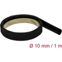 Delock Heat Shrink Tube 1 m x 10 mm shrinkage ratio 2:1 black