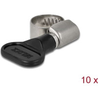Delock Butterfly Hose Clamp 8 - 12 mm 10 pieces black