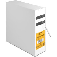 Delock Heat shrink tube box, Shrinkage ratio 2:1, 15 m x 1.2 mm transparent
