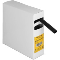 Delock Heat shrink tube Box, with inside adhesive, shrinkage ratio 3:1, 5 m x 12.7 mm black