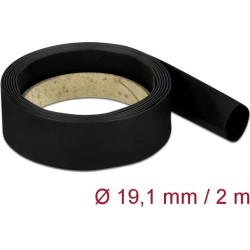 Delock Heat Shrink Tube 2 m x 19.1 mm Shrinkage Ratio 4:1 black