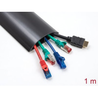 Delock Cable Duct self-adhesive 119 x 26 mm - length 1 m black