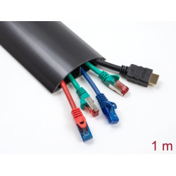 Delock Cable Duct self-adhesive 119 x 26 mm - length 1 m black