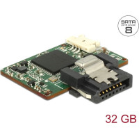 Delock SATA 6 Gb/s DOM Module 32 GB MLC SATA Pin 8 power -40 °C ~ 85 °C