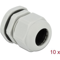 Delock Cable Gland PG21 10 pieces grey
