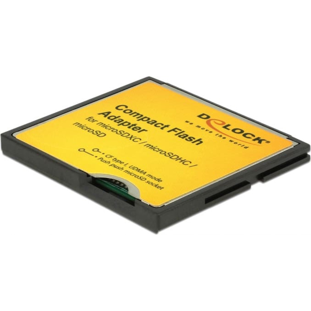 Delock Compact Flash Adapter for Micro SD Memory Cards