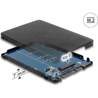 Delock 2.5″ Converter SATA 22 pin > M.2 with Enclosure