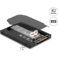 Delock 2.5″ Converter U.2 SFF-8639 to M.2 NVMe Key M - 7 mm height