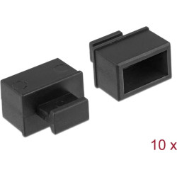Delock Dust Cover for SFP slot with grip 10 pieces black