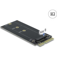 Delock SATA 22 pin male to M.2 Key B slot Adapter