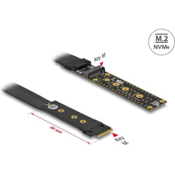 Delock Riser Card M.2 Key M Extension NVMe with 20 cm cable