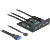 Delock 3.5″ USB 3.2 Gen 1 Front Panel 2 x USB Type-A + HD-Audio