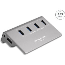 Delock USB 3.2 Gen 2 Hub with 4 USB Type-A Ports