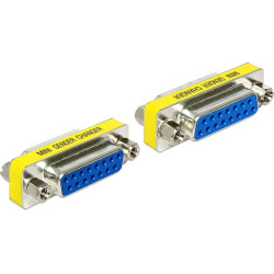 Delock Adapter Sub-D 15 pin female  female Gender Changer