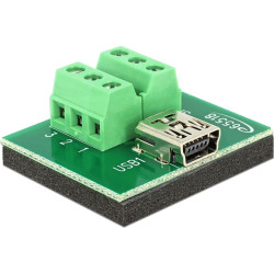 Delock Adapter Mini USB female > Terminal Block 6 pin