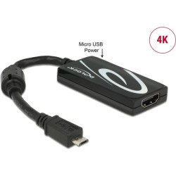Delock MHL 3.0 Adapter  High Speed HDMI with 4K Ultra-HD Resolution and RCP Premium