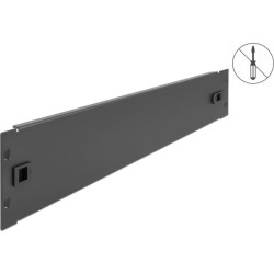 Delock 19″ Network Cabinet Blind Cover tool free 2U black