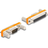 Delock Adapter D-Sub 9 pin male with nuts to D-Sub 25 pin female with screws