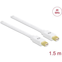 Delock Cable Mini DisplayPort 1.2 male > Mini DisplayPort male 4K 60 Hz 1.5 m