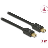Delock Cable Mini DisplayPort 1.2 male > Mini DisplayPort male 4K 60 Hz 3 m