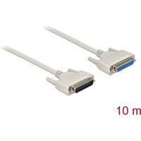 Delock Serial Cable D-Sub 25 male to female 10 m