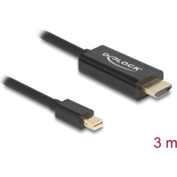 Delock Cable mini Displayport 1.3 male  HDMI-A male 3 m