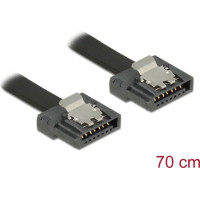 Delock SATA 6 Gb/s Cable 70 cm black FLEXI