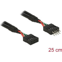 Delock USB 2.0 Pin header Extension Cable 10 pin male / female 25 cm