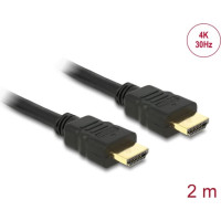 Kabelis HS HDMI ar tīklu, A M > A M, 4K, 2.0m, Delock