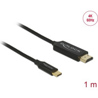Delock USB cable Type-C to HDMI (DP Alt Mode) 4K 60 Hz 1 m coaxial