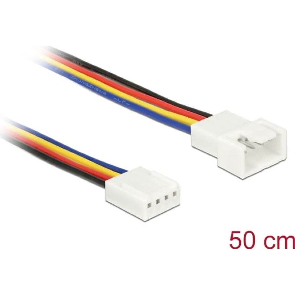 Delock Extension Cable PWM Fan Connection 4 Pin 50 cm