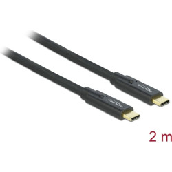 Delock USB 3.1 Gen 1 (5 Gbps) cable Type-C to Type-C 2 m PD 5 A E-Marker