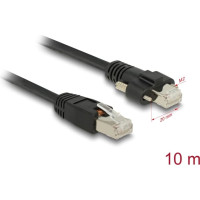 Delock GigE Camera Cable RJ45 plug to RJ45 plug with screws Cat.6 S/FTP 10 m