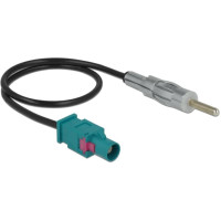 Delock Antenna cable FAKRA Z plug > DIN plug RG-174 32 cm black