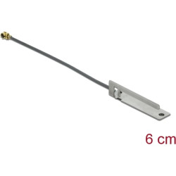 Delock WLAN Antenna MHFU.FL-LP-068 Compatible Plug 802.11 bgn -5 dBi 60 mm internal 805 PIFA