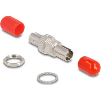 Delock Optical Fiber Coupler ST Simplex female to ST Simplex female metal