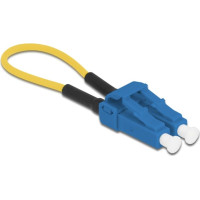 Delock Optical Fiber loopback Adapter LC / UPC singlemode blue