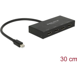 Delock Displayport 1.2 Splitter 1 x mini Displayport in > 4 x Displayport out 4K