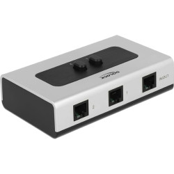 Delock Switch RJ11 2 port manual bidirectional