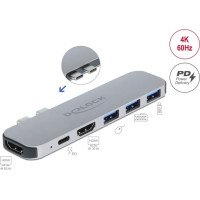 Delock Docking Station for MacBook Dual HDMI 4K / PD / Hub