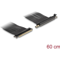 Delock Riser Card PCI Express x16 male to x16 slot 90° angled with cable 60 cm