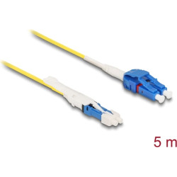 Delock Optical Fiber Cable CS male to LC Duplex singlemode G657A2 / OS2 Uniboot 5 m