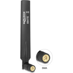 Delock GSM  UMTS Antenna SMA 1 ~ 3.5 dBi omnidirectional with flexible joint