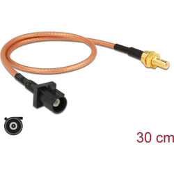 Delock Antenna Cable FAKRA A plug > SMB plug RG-316 30 cm