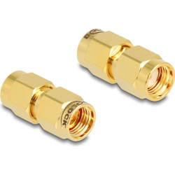 Delock Adapter RP-SMA plug to RP-SMA plug