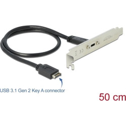 Delock USB 10 Gbps Slot Bracket with 1 x USB Type-C™ Port